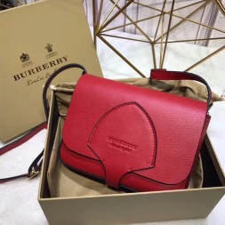 버버리 디태처블 스트랩 이퀘스트리안 쉴드 가죽 크로스백 40734131 레드