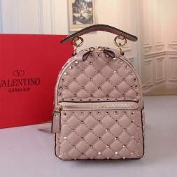 발렌티노 미니 락스터드 스파이크 백팩 PW0B0B63 누드핑크