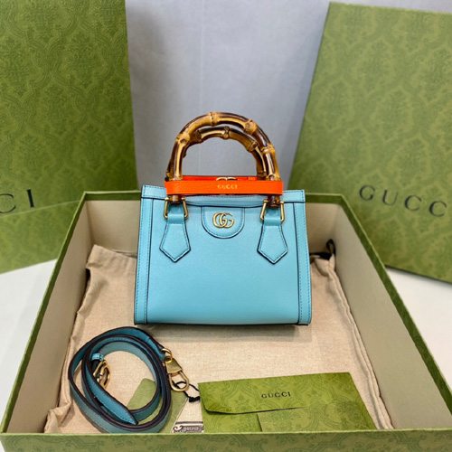 구찌 다이애나  미니 토트백 655661 블루