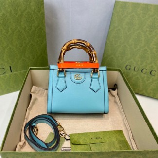 구찌 다이애나  미니 토트백 655661 블루