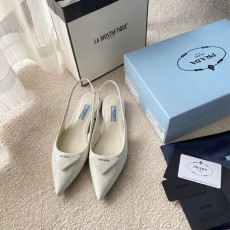 프라다 여성용 샌들 F0801 유광 화이트