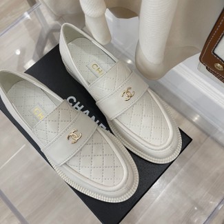 샤넬 신상 로퍼 G34355 화이트