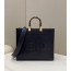펜디 선샤인 미디엄 쇼퍼백 8BH386 네이비