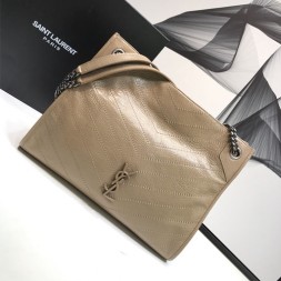 입생로랑 니키 빈티지 쇼핑백 577999 베이지