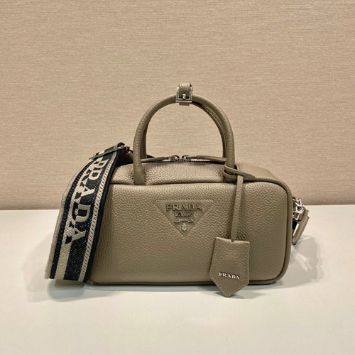 프라다 레더 탑 핸들 백 1BB102-2