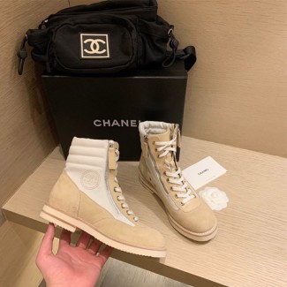 샤넬 신상 앵글부츠 G34287 베이지