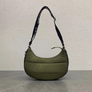 셀린느 퀼팅 나일론 미디움 아바 숄더백 196972 그린