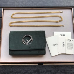 펜디 벨벳 미니 백 8BS012 그린