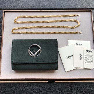 펜디 벨벳 미니 백 8BS012 그린