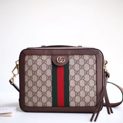 구찌 오피디아 수프림 스몰 숄더백 550622 브라운