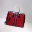 구찌 오피디아 GG 탑핸들 백 524537 스웨이드 레드