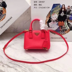 프라다 미니 갤러리아백 1BH907 핫핑크