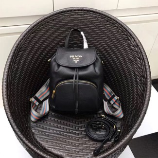프라다 가죽 백팩 1BZ035 블랙