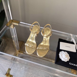 샤넬 신상 샌들 G34317 골드