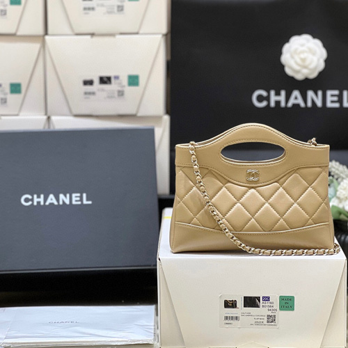 샤넬 31백 나노 AP3656 램스킨 베이지