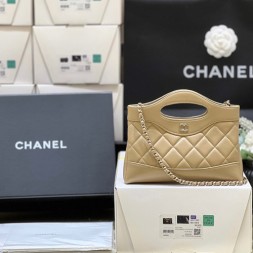 샤넬 31백 나노 AP3656 램스킨 베이지