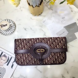 디올 오블리크 패브릭 클러치백 핸드백 M0441 버건디