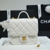 샤넬 스퀘어 탑 핸들 플랩백 AS3652 화이트