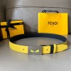 펜디 양면용  신상 벨트 FD2217  옐로우