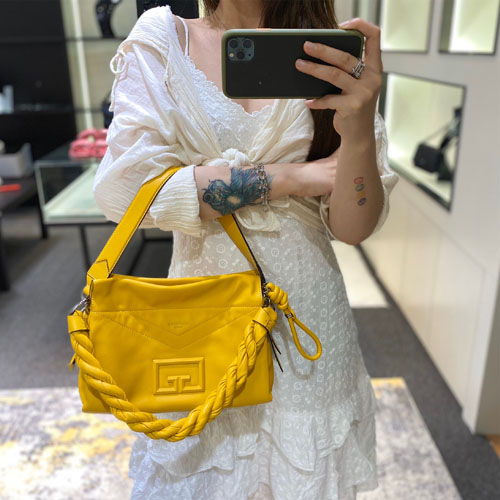 지방시 미디엄 ID93 백 BB098 옐로우