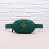 구찌 마틀라세 가죽 벨트백 476434 그린