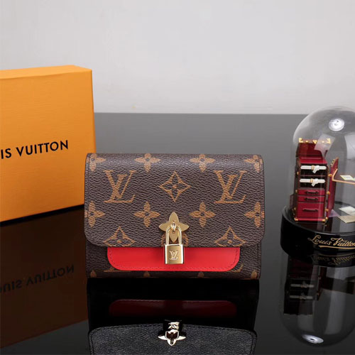 루이비통 플라워 컴팩트 지갑 M62567 레드