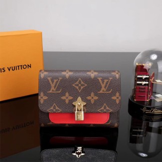 루이비통 플라워 컴팩트 지갑 M62567 레드