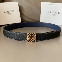 로에베 신상 양면용벨트  LW-6307  블랙  금장