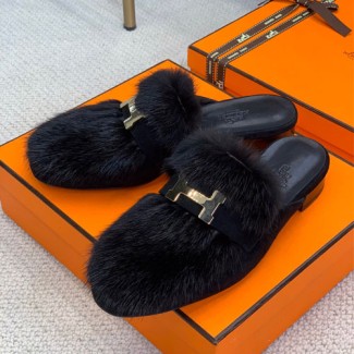 에르메스 신상 슬리퍼 H35112 블랙