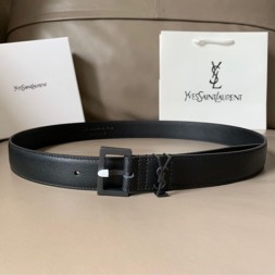 입생로랑 신상 벨트 Ysl9001  블랙  메탈