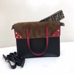 펜디 레귤러 미듐 플립 8BT302A6 블랙