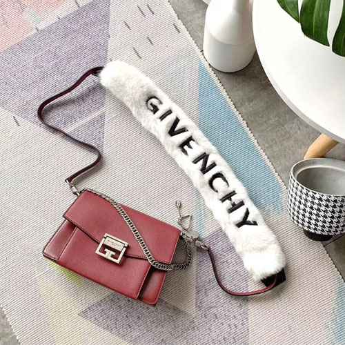 지방시 신상 GV3 스몰 숄더백 BB501 인디언 레드 은장