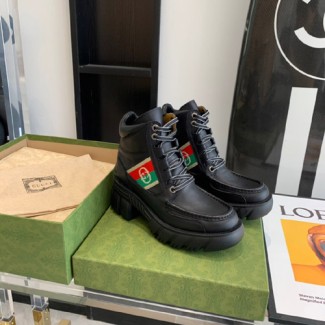 구찌 신상 앵글부츠 656871 블랙