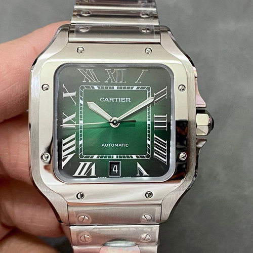 [ AF ] 까르띠에 산토스 그린  W7100089 40MM