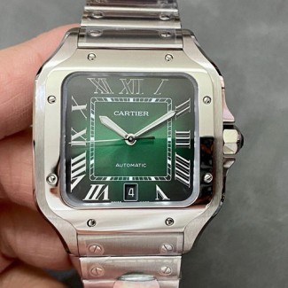[ AF ] 까르띠에 산토스 그린  W7100089 40MM