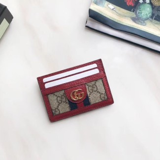구찌 오피디아 카드 지갑 523159 레드
