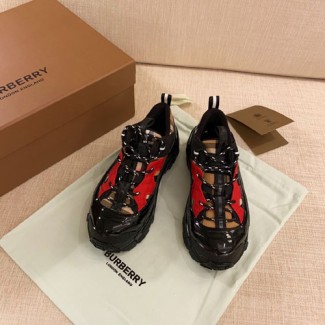 버버리 남여공용 아서 스니커즈 80109644 체크