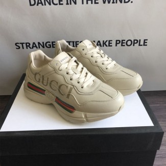 구찌 남여공용 롸이톤 스니커즈 500877 아이보리