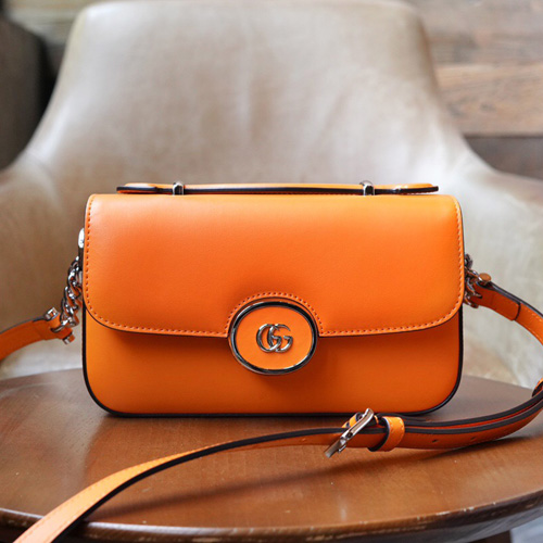 구찌 쁘띠 GG 미니 숄더백 739722 오렌지