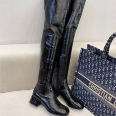 프라다 신상 롱부츠 F0786  유광 블랙