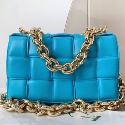 보테가 체인 카세트 백 631421 블루