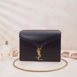 입생로랑 가죽 카산드라 숄더백 532750 블랙