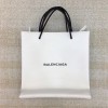 발렌시아가 17F/W 로고 쇼핑백 스몰 토트백 482546 화이트