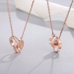 까르띠에 러브 VK골드 목걸이 CA92565