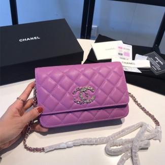 샤넬 WOC 체인 플랩백 AP1794 캐비어 보라