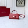 페레가모 탑 핸들 미니 클러치 22D529 레드