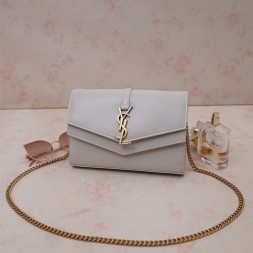 입생로랑 쉴피스 체인 숄더백 554763 아이보리