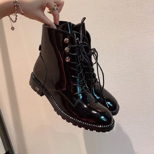 디올 신상 부츠 M50062 에나멜 블랙