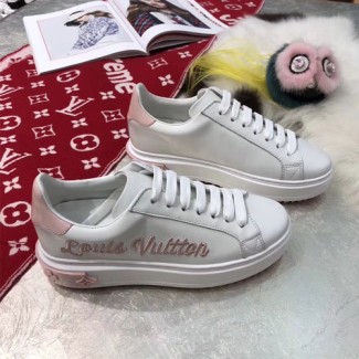 루이비통 타임 아웃 스니커즈 1A3U3Q 화이트&핑크