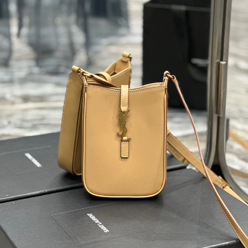 생로랑 르 5A7 미니 숄더 백 735214 베이지